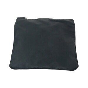 Prada black shoulder logo Tessuto plate triangular nylon bag sacoche